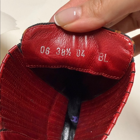 Authentic vintage Christian Dior leopard boots 38.5 john galliano - Picture 14 of 17